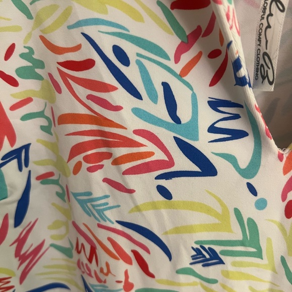 Lulu Bs Multicolor Sleeveless Blouse sz S - Picture 3 of 4